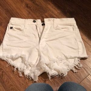 High-waisted shorts